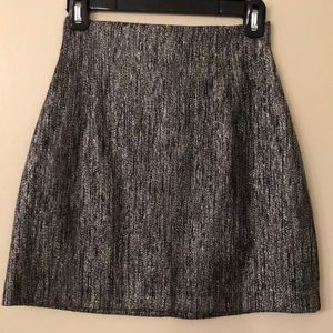 H&M Mini Metallic Party Skirt